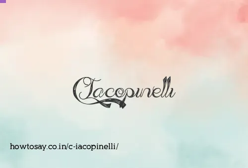 C Iacopinelli