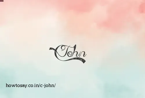 C John