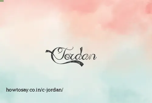 C Jordan