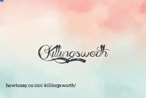 C Killingsworth