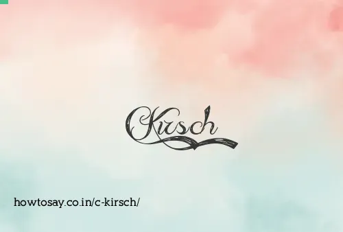 C Kirsch