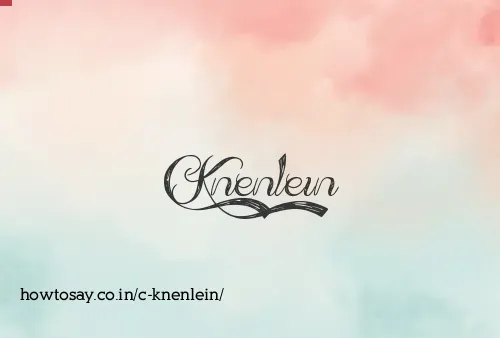 C Knenlein
