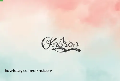 C Knutson