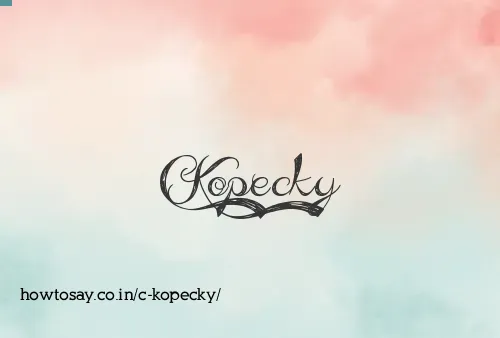 C Kopecky