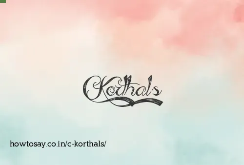 C Korthals