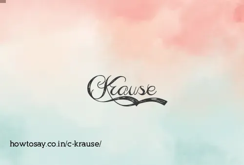 C Krause