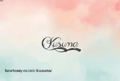C Kusuma