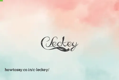 C Leckey