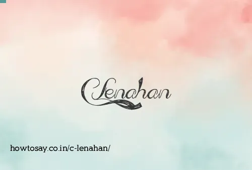C Lenahan
