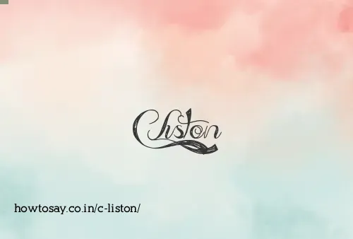 C Liston