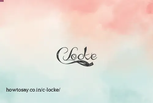 C Locke