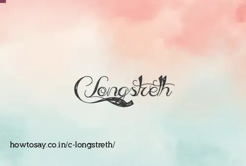C Longstreth