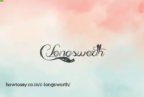 C Longsworth