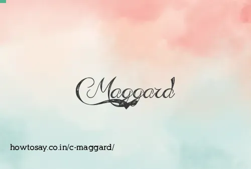 C Maggard