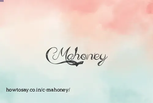 C Mahoney