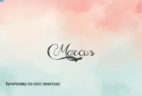 C Marcus
