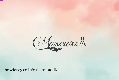 C Masciarelli