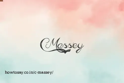 C Massey
