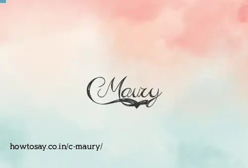 C Maury