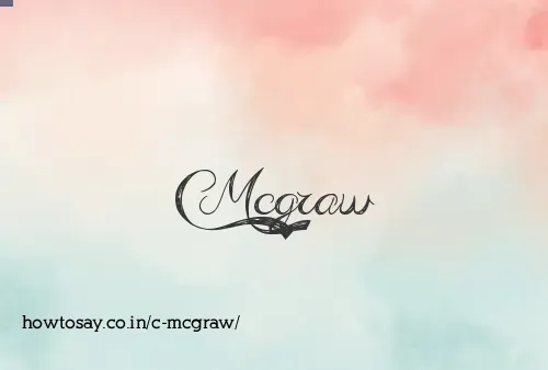 C Mcgraw