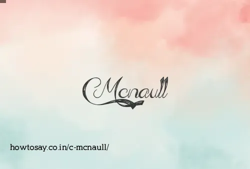 C Mcnaull