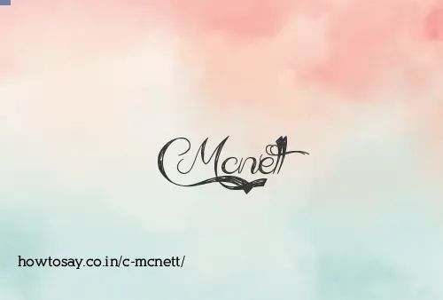 C Mcnett
