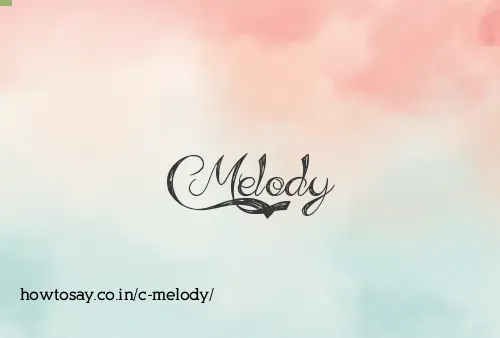 C Melody