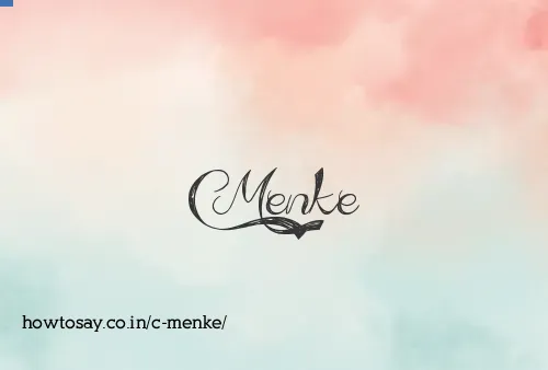 C Menke
