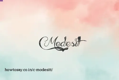 C Modesitt