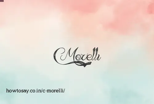C Morelli