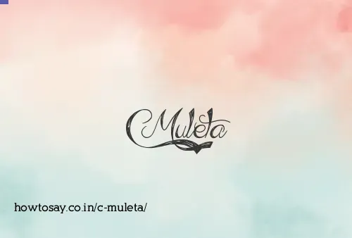 C Muleta