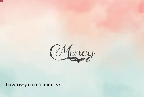 C Muncy
