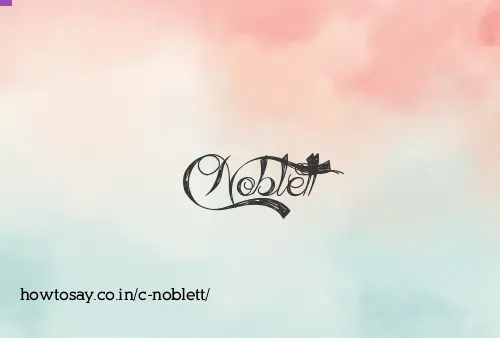 C Noblett