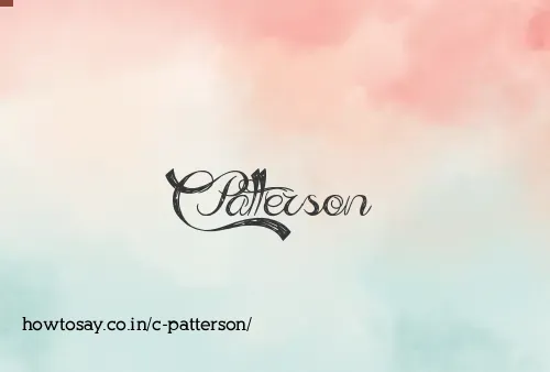 C Patterson