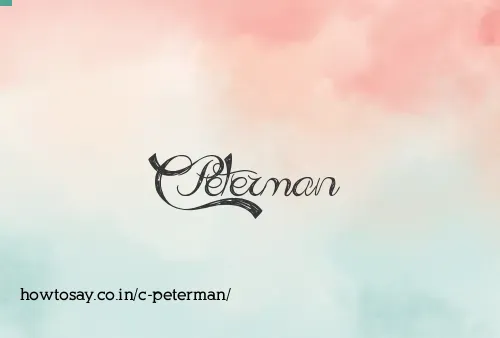 C Peterman