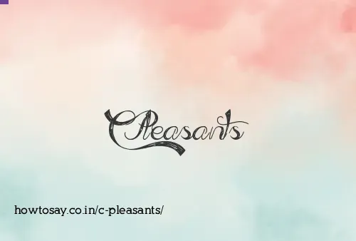 C Pleasants