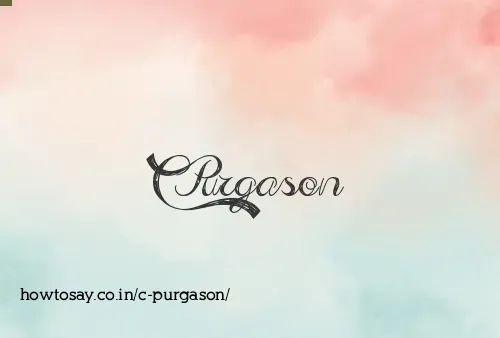C Purgason