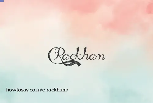 C Rackham