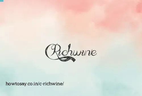 C Richwine