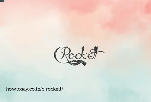 C Rockett