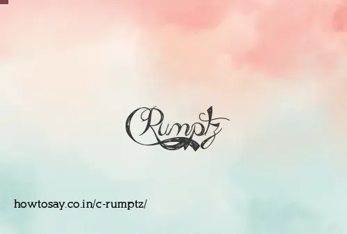 C Rumptz