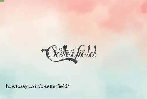C Satterfield