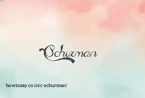 C Schurman