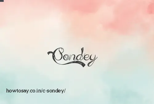 C Sondey
