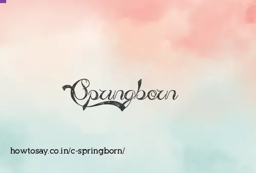 C Springborn