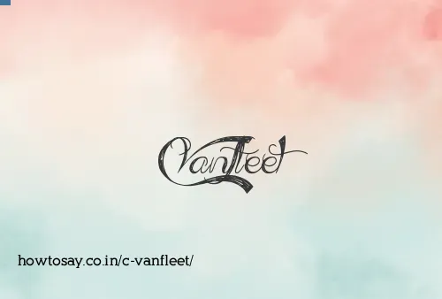C Vanfleet