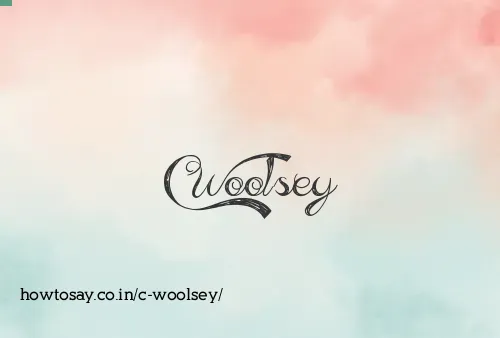 C Woolsey