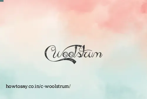 C Woolstrum