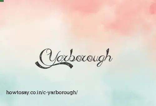 C Yarborough
