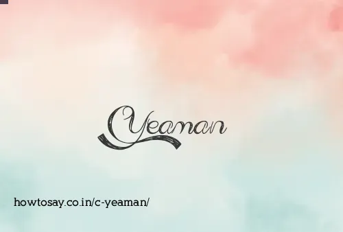 C Yeaman